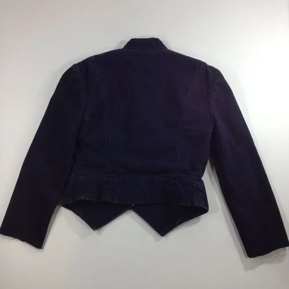 Ralph Lauren Sz 2 Black Label Blue Jean Jacket - Picture 4 of 11